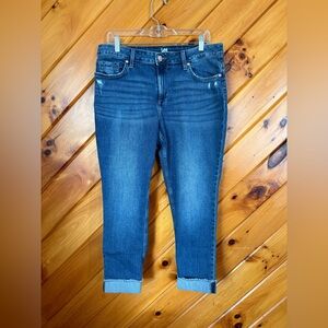 Lee Women's Dark Blue Ankle Jeans